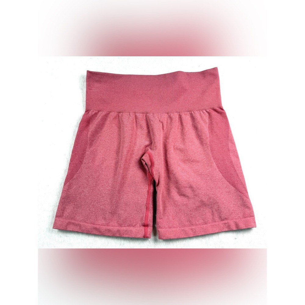 NVGTN Contour Seamless High Waisted Workout Shorts Mauve Pink XS